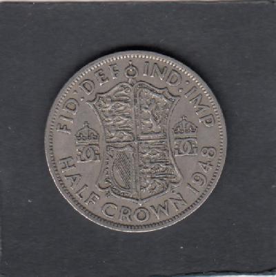 Beschrijving: 1/2 Crown  GEORGIUS VI  